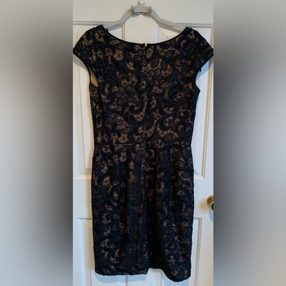 T by Tadashi black lace dress. Size 10. EUC - Picture 3 of 5